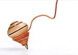 A picture of a spinning top